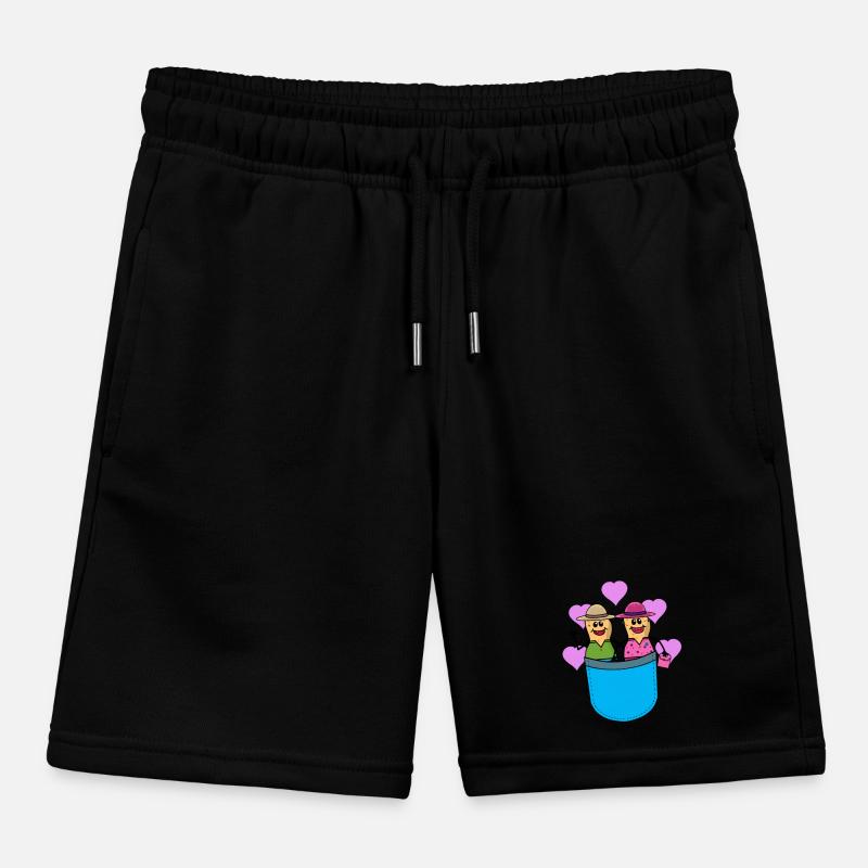 Erdnuss Ehepaar Ehemann Ehefrau Valentin Kinder Organic Joggingshorts Mini Bolter von Stanley/Stella