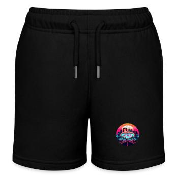Sonnenuntergang über Las Vegas - Kinder Organic Joggingshorts Mini Bolter von Stanley/Stella - Schwarz - Vorne