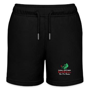 Radfahren Ball Torwart cycleball - Kinder Organic Joggingshorts Mini Bolter von Stanley/Stella - Schwarz - Vorne