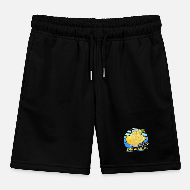Douche de limonade | Cadeau de limonade au citron Short de jogging enfant bio Stanley/Stella