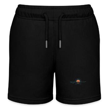 Surfen Vintage Surfer Geschenk - Kinder Organic Joggingshorts Mini Bolter von Stanley/Stella - Schwarz - Vorne