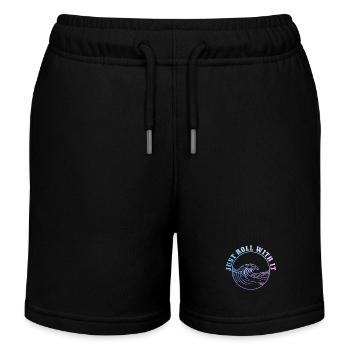 Surfen Vintage Surfer Geschenk - Kinder Organic Joggingshorts Mini Bolter von Stanley/Stella - Schwarz - Vorne