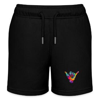 Surfen Vintage Surfer Geschenk - Kinder Organic Joggingshorts Mini Bolter von Stanley/Stella - Schwarz - Vorne