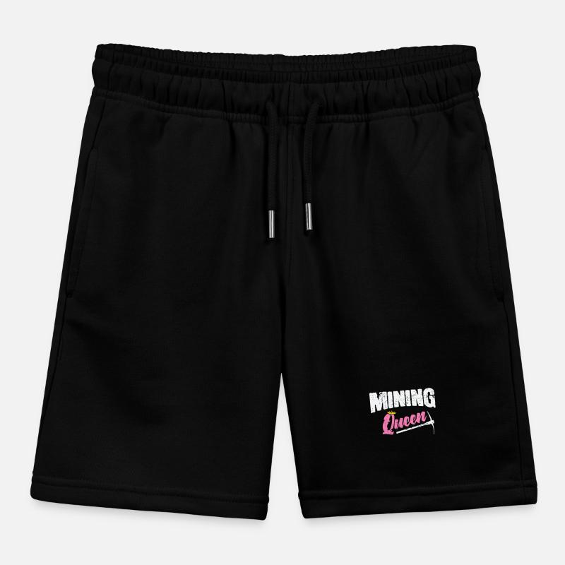 Mining Queen Kids Organic Sweat Shorts by Stanley/Stella