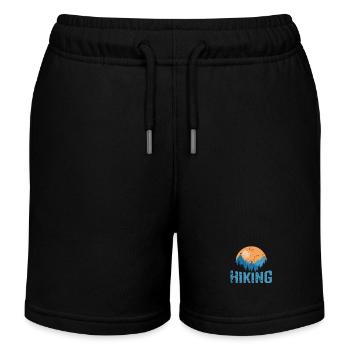 Hiking Outdoor Hobby - Kinder Organic Joggingshorts Mini Bolter von Stanley/Stella - Schwarz - Vorne