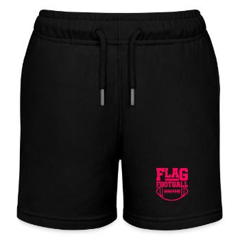 Flag Football - Short de jogging enfant bio Stanley/Stella - noir - Devant