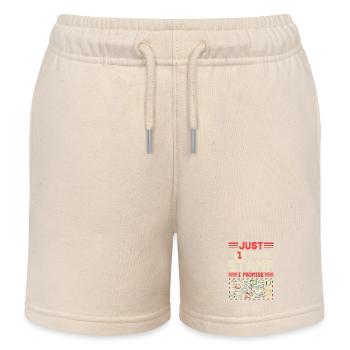 Collection sans fin : un timbre de plus, toujours - Short de jogging enfant bio Stanley/Stella - écru doux - Devant