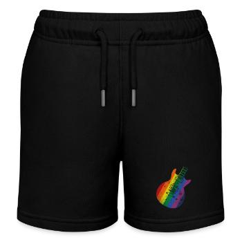 Guitare Pride Flag - Short de jogging enfant bio Stanley/Stella - noir - Devant