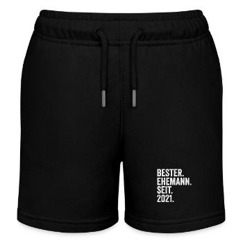 Meilleur mari de la Saint-Valentin depuis 2021 - Short de jogging enfant bio Stanley/Stella - noir - Devant