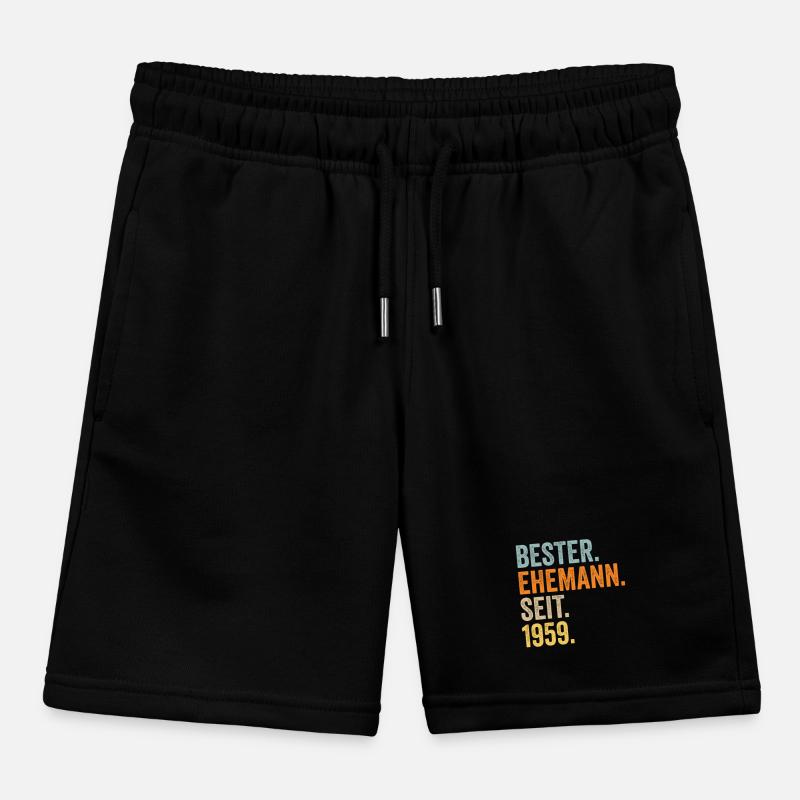 Valentinstag Bester Ehemann Seit 1959 Kinder Organic Joggingshorts Mini Bolter von Stanley/Stella