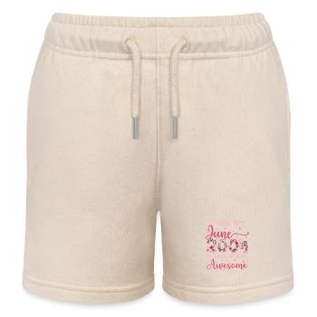 Juin 2004 Cadeau Anniversaire 20 Ans Pour Femme - Short de jogging enfant bio Stanley/Stella - écru doux - Devant