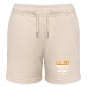 Mari - Short de jogging enfant bio Stanley/Stella - écru doux - Devant