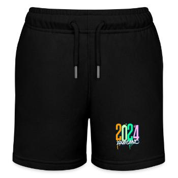 Thailand 2024 - Kids Organic Sweat Shorts by Stanley/Stella - black - Front
