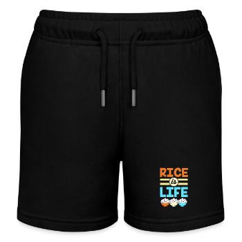 Philippinisch Philippinen - Kinder Organic Joggingshorts Mini Bolter von Stanley/Stella - Schwarz - Vorne