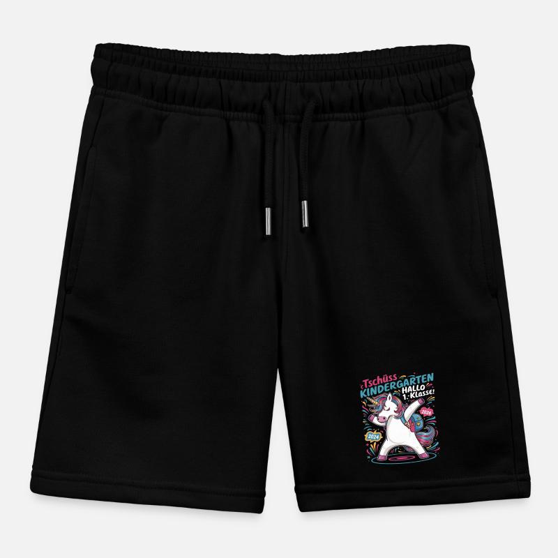 Goodbye Kindergarten Hello 1st Class 2024 Kids Organic Sweat Shorts by Stanley/Stella