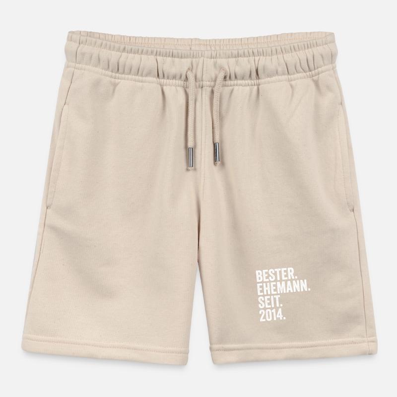 Valentinstag Bester Ehemann Seit 2014 Kinder Organic Joggingshorts Mini Bolter von Stanley/Stella