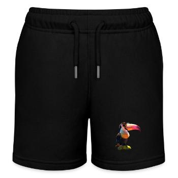 Toucan Forêt tropicale Amérique du Sud Toucans Toucan géant - Short de jogging enfant bio Stanley/Stella - noir - Devant