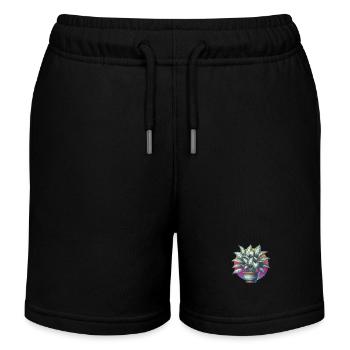 Plante Dieffenbachia en pot - Short de jogging enfant bio Stanley/Stella - noir - Devant