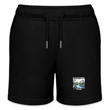 Promenade de San Antonio, Texas - Short de jogging enfant bio Stanley/Stella - noir - Devant