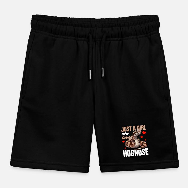 Hognose Snake Hognose Snakes Kids Organic Sweat Shorts by Stanley/Stella