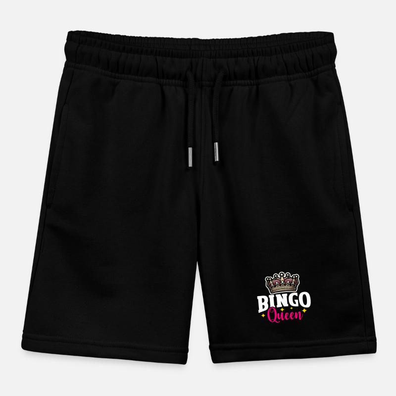 Bingo Queen Kids Organic Sweat Shorts by Stanley/Stella