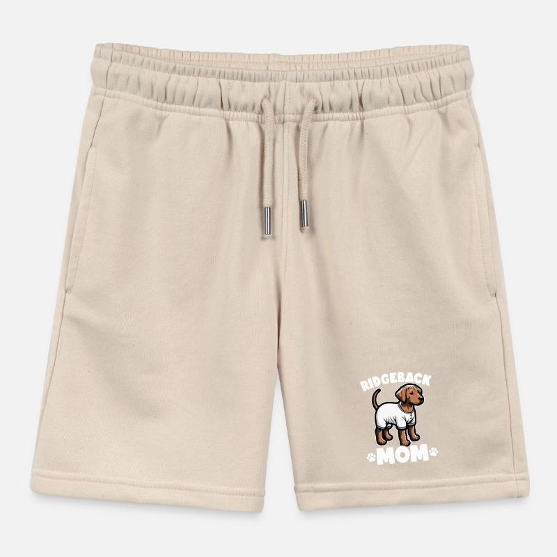 Rhodesian Ridgeback Dog Rhodesian Ridgebacks Kids Organic Sweat Shorts by Stanley/Stella