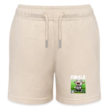 Soccer Final Soccer Fan Soccer Player Funny - Kids Organic Sweat Shorts by Stanley/Stella - soft Ecru - Front