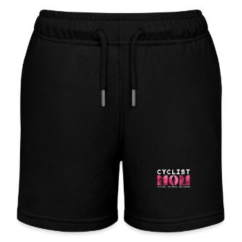 Cyclist Mom The Idol The Myth Loves Mountain - Kinder Organic Joggingshorts Mini Bolter von Stanley/Stella - Schwarz - Vorne