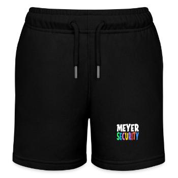 Meyer Sicherheit Familie Geschenk - Kinder Organic Joggingshorts Mini Bolter von Stanley/Stella - Schwarz - Vorne
