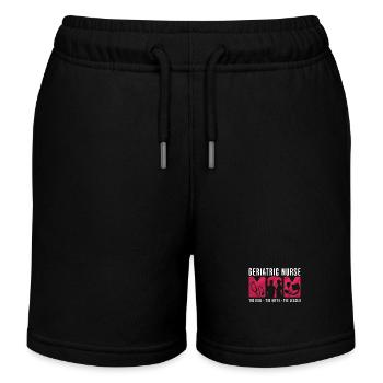 Infirmière gériatrique Maman L’idole L’infirmière autorisée - Short de jogging enfant bio Stanley/Stella - noir - Devant