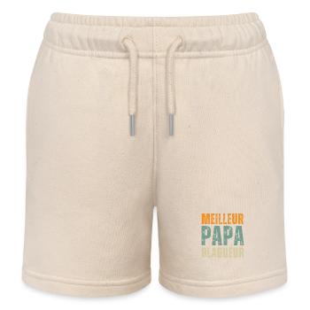 Bester Joker-Vater - Kinder Organic Joggingshorts Mini Bolter von Stanley/Stella - Natur - Vorne