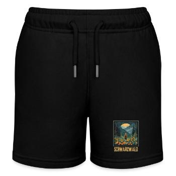 Randonnée en Forêt-Noire - Short de jogging enfant bio Stanley/Stella - noir - Devant