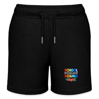 Psychologue scolaire - Short de jogging enfant bio Stanley/Stella - noir - Devant