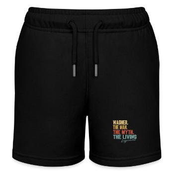 Wagner Legendary Icon The Living Legend - Kinder Organic Joggingshorts Mini Bolter von Stanley/Stella - Schwarz - Vorne