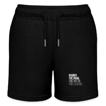 Wagner The Man The Myth Legend - Kinder Organic Joggingshorts Mini Bolter von Stanley/Stella - Schwarz - Vorne