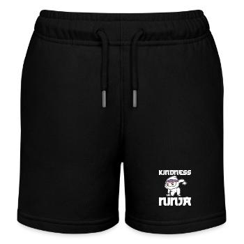 Bullying Ninja - Kids Organic Sweat Shorts by Stanley/Stella - black - Front