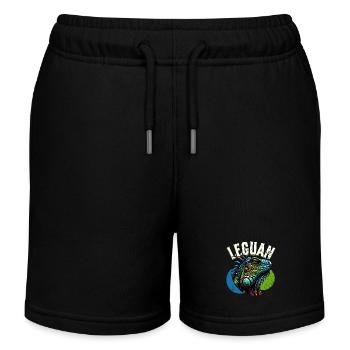Leguan - Kinder Organic Joggingshorts Mini Bolter von Stanley/Stella - Schwarz - Vorne