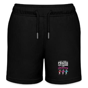 Danseuse de ballet - Short de jogging enfant bio Stanley/Stella - noir - Devant