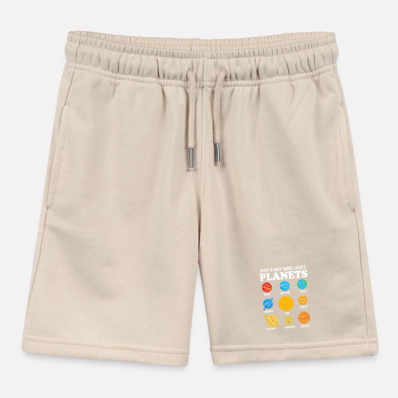 Solar System Universe Kids Organic Sweat Shorts by Stanley/Stella