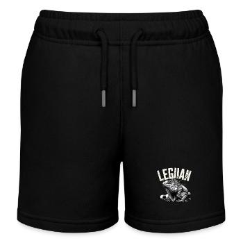 Leguan - Kinder Organic Joggingshorts Mini Bolter von Stanley/Stella - Schwarz - Vorne