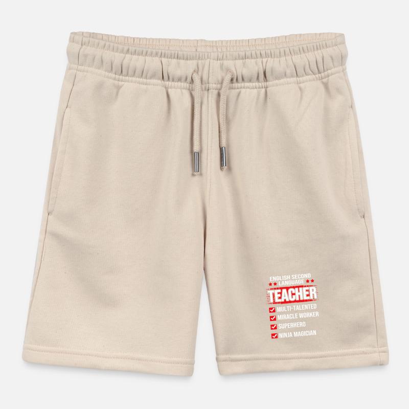 Professeur d’anglais Professeur d’anglais Short de jogging enfant bio Stanley/Stella