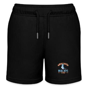 J’aime mon geai bleu - Short de jogging enfant bio Stanley/Stella - noir - Devant