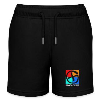 Géocaching Géocache Géocacher - Short de jogging enfant bio Stanley/Stella - noir - Devant