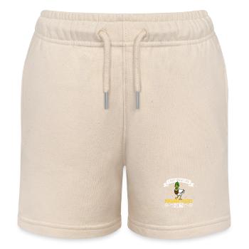 J’aime mon canard colvert - Short de jogging enfant bio Stanley/Stella - écru doux - Devant