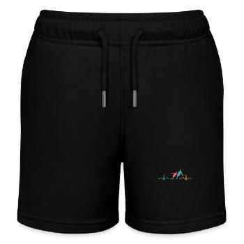 Eiskunstläufer Schlittschuhlaufen Eiskunstlauf - Kinder Organic Joggingshorts Mini Bolter von Stanley/Stella - Schwarz - Vorne