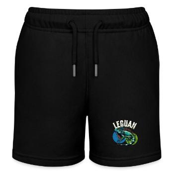 Iguane - Short de jogging enfant bio Stanley/Stella - noir - Devant