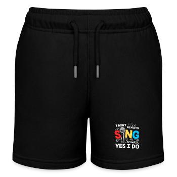 Karaoké - Short de jogging enfant bio Stanley/Stella - noir - Devant