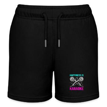 Karaoké - Short de jogging enfant bio Stanley/Stella - noir - Devant