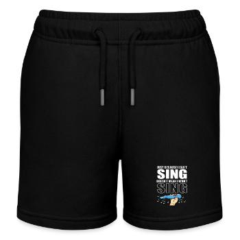 Karaoké - Short de jogging enfant bio Stanley/Stella - noir - Devant