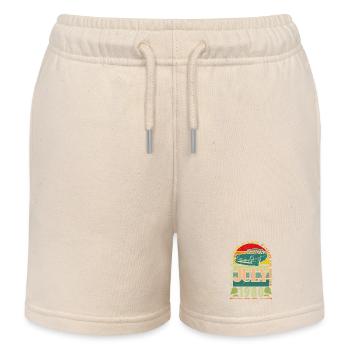 Geburtstagsgeschenk Juli 1980. - Kinder Organic Joggingshorts Mini Bolter von Stanley/Stella - Natur - Vorne